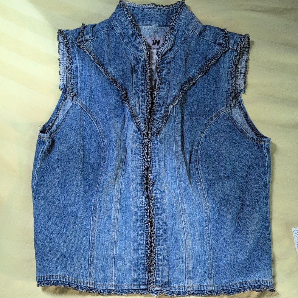 Junction West Denim Sleeveless Vest